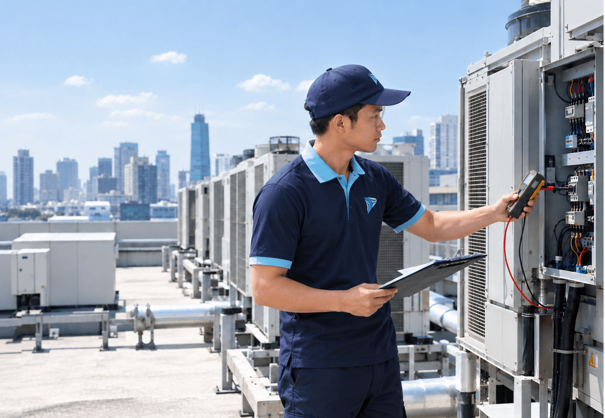 Proses pemeliharaan dan cuci unit AC